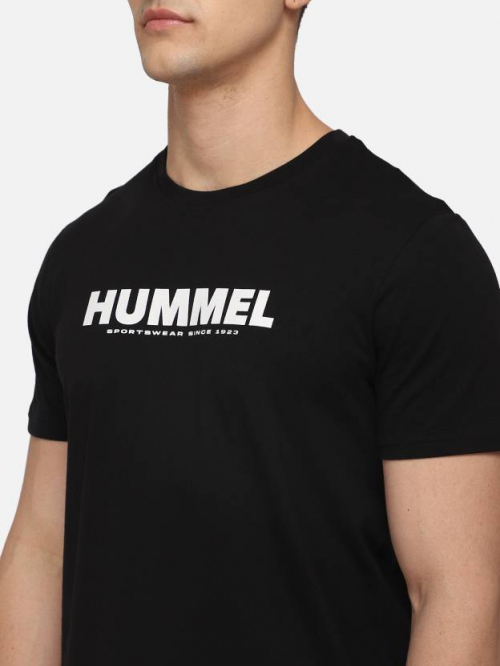 Футболка з логотипом для чоловіка Hummel 212569 36 / S чорний  75449