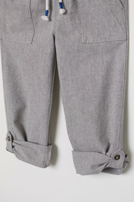 Штани   Regular Fit на резинці з накладними кишенями для хлопчика H&amp;M 0660290004 092 см (18-24 months) сірий 60075