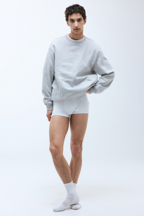 Труси XL   -боксери для чоловіка H&amp;M 1086589-002 білий 87967