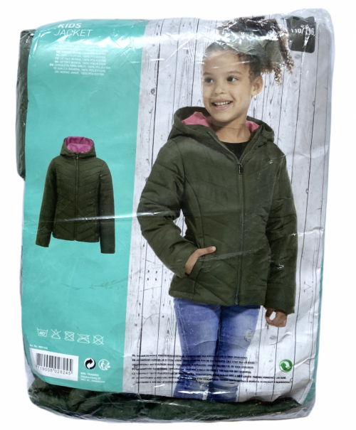 Куртка демісезонна 122-128 см (6-8 years)   водовідштовхувальна та вітрозахисна для дівчинки Action 3001143 хакі 66319