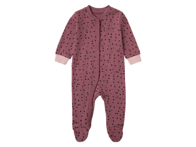 Чоловічок бавовняний на кнопках для дівчинки Lupilu 419455 062 см (2-3 months) рожевий  89383