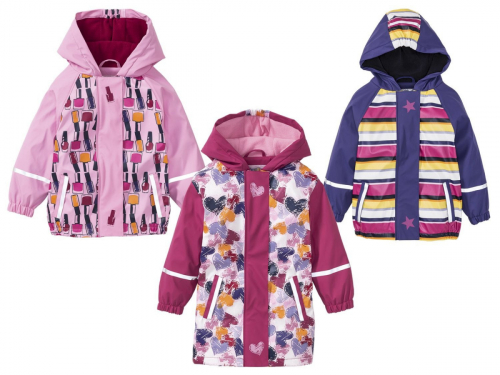 Куртка-дощовик  для дівчинки Lupilu 301781 110-116 см (4-6 years) рожевий 60994
