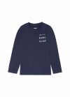 Піжамна футболка з довгими рукавами для хлопчика Pepperts 369837 122-128 см (6-8 years) темно-синій  68389