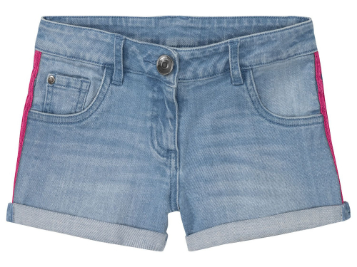 Шорти джинсові для дівчинки Pepperts 348607 122 см (6-7 years) блакитний  77262